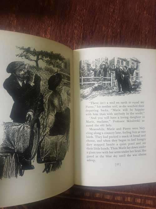 The Story of Madame Curie, First Edition by Alice Thorne, 1950 Illustrated by Frederick Castellon