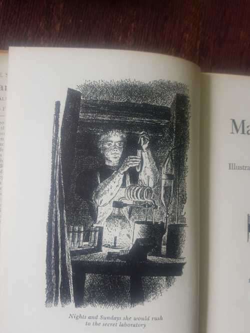 The Story of Madame Curie, First Edition by Alice Thorne, 1950 Illustrated by Frederick Castellon