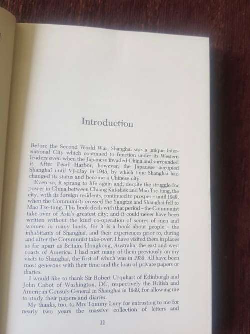 The Fall of Shanghai, First Edition by Noel Barber