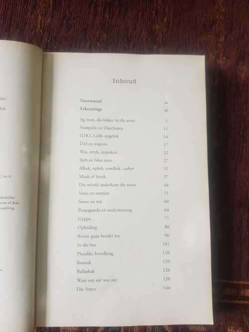 Dit Was Oorlog by J H Thompson, First Edition,  Van afkak tot bosbefok