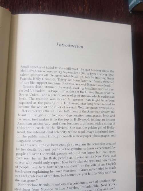 Princess Grace, First Edition by Darah Bradford