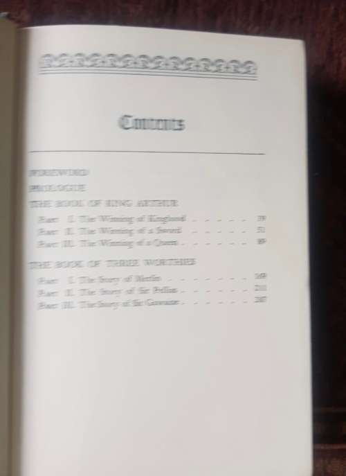 King Arthur and his knights and  The Adventures of Pinocchio, First Edition, two tales in one book