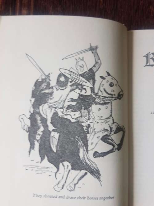 King Arthur and his knights and  The Adventures of Pinocchio, First Edition, two tales in one book