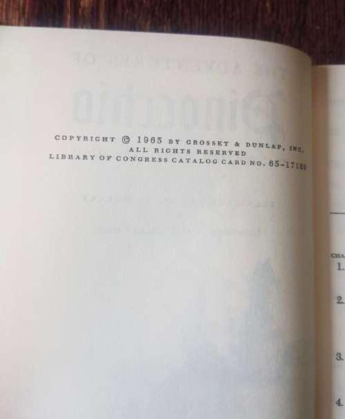 King Arthur and his knights and  The Adventures of Pinocchio, First Edition, two tales in one book