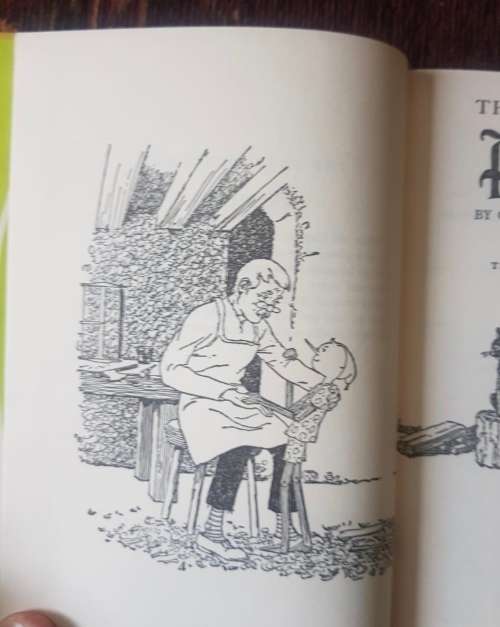 King Arthur and his knights and  The Adventures of Pinocchio, First Edition, two tales in one book