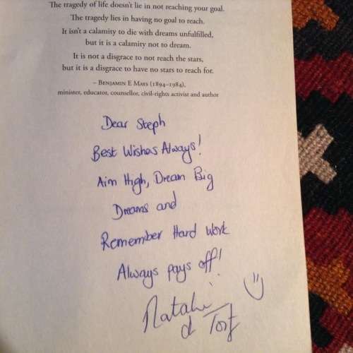 Natalie Du Toit Signed Playing The Enemy, Sport Vir Die Siel & The Banjo Players, 2 Signed Books