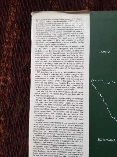 Cry Zimbabwe, First Edition, by Peter Stiff  Independence - Twenty Years On