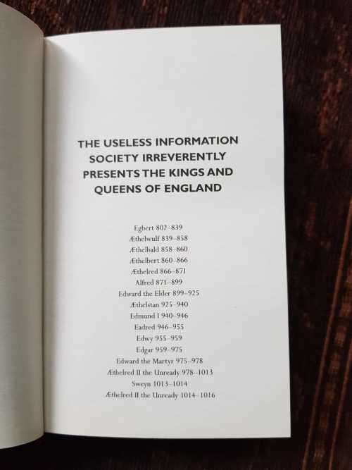 Royal Useless Information, First Edition by Noel Botham & Bruce Montague