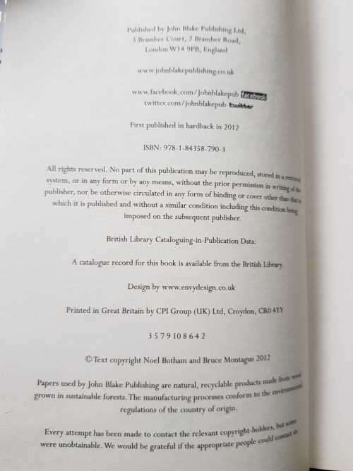 Royal Useless Information, First Edition by Noel Botham & Bruce Montague