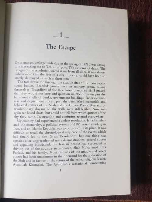 Behind The Peacock Throne, First Edition by Minou Reeves