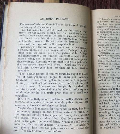 Portrait of Churchill, First Edition by Guy Eden