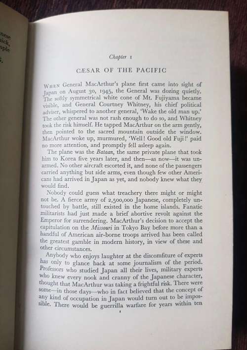 The Riddle of MacArthur, First Edition by John Gunther, 1951