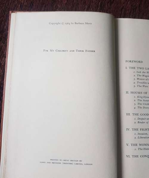 Temples Tombs and Hieroglyphs, First Edition 1962 by Barbara Mertz