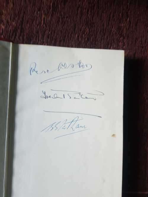 Test Commentary, Signed copy by Rex Alston With 16 illustrations