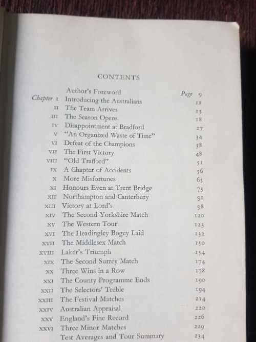 Test Commentary, Signed copy by Rex Alston With 16 illustrations
