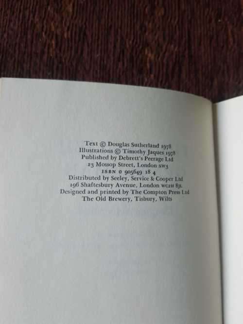 The English Gentleman by Douglas Sutherland, First Editions, set of two books for R550