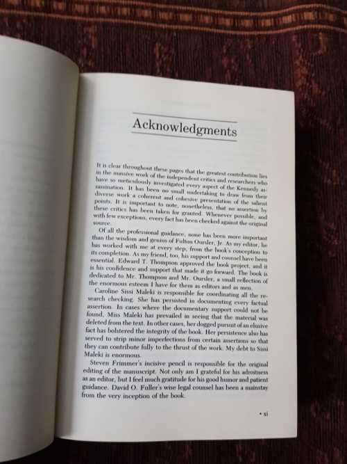 Reasonable Doubt, First Edition  An investigation into the assassination of John F. Kennedy by Henry