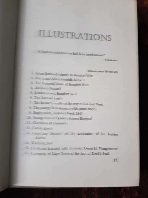 Christiaan Barnard, One Life, First Edition by Christiaan Barnard and Curtis Bill Pepper