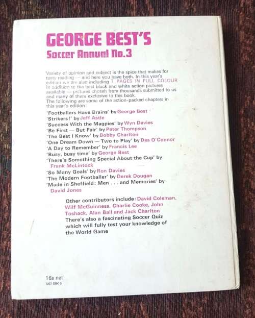 George Bests Soccer Annual No 3 MANCHESTER UNITED