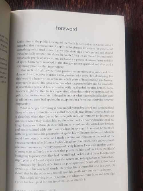 Bandiet out of Jail, signed copy, First Edition by Hugh Lewin
