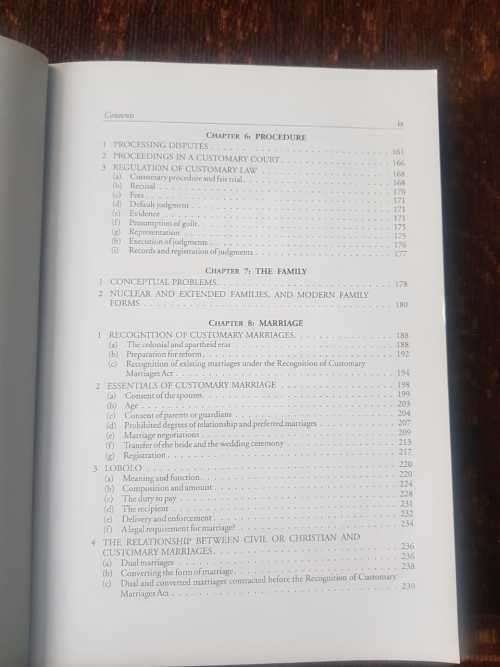 Customary Law in South Africa, First Edition by TW Bennett