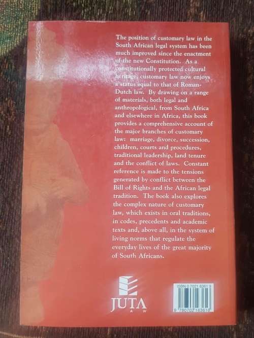 Customary Law in South Africa, First Edition by TW Bennett