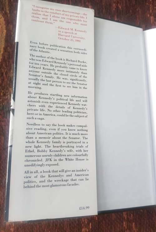 The Senator, First Edition, My ten years with Ted Kennedy, First Edition by Richard E. Burke