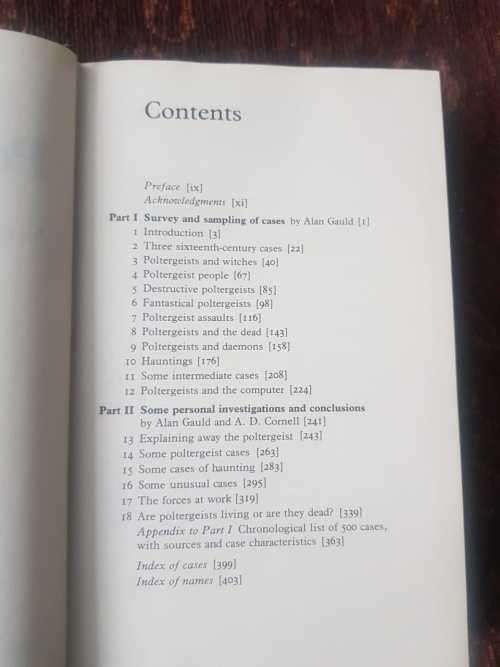 Poltergeists, First Edition by Alan Gauld and A.D. Cornell