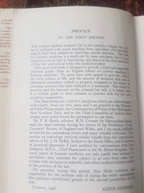 Forensic Medicine, by Keith Simpson