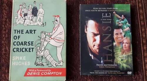 The Art of Coarse Cricket, First Edition & a DVD Hansie, A True Story
