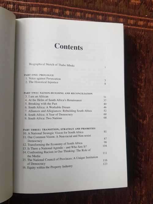 Africa , The Time has Come, Thabo Mbeki, selected speeches