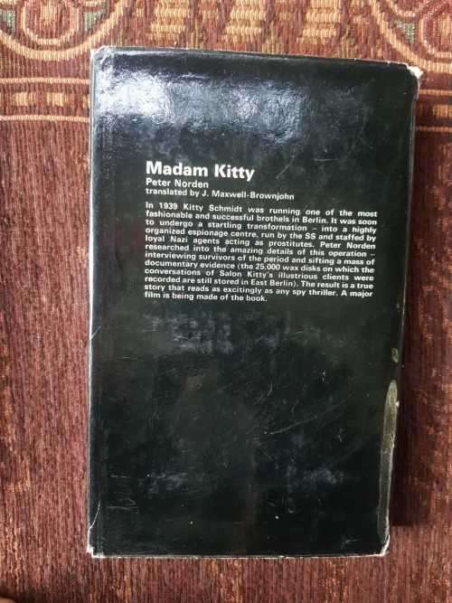 Madam Kitty, First Edition by Peter Norden,  A true story See pictures. No returns