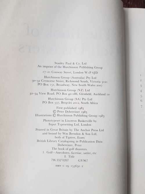 Play Golf with Player AND Golf Disaster, First Editions,set of two books