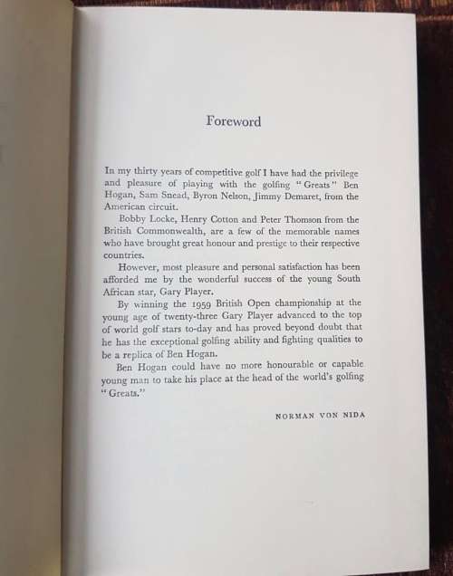 Play Golf with Player AND Golf Disaster, First Editions,set of two books