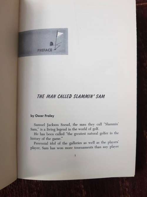 Sam Snead on Golf. First Edition, by Sam Snead