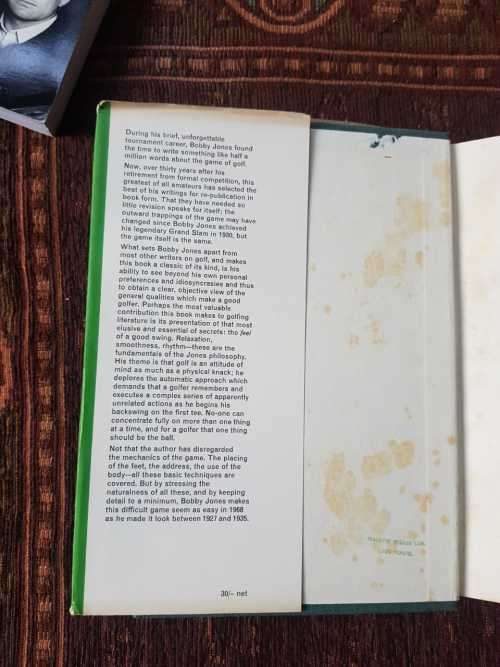 Bobby Jones on Golf, First Edition by Robert Tyre Jones Jr.