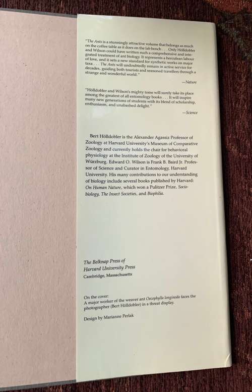 The Ants. First Edition by Bert Höldobler and Edward O. Wilson