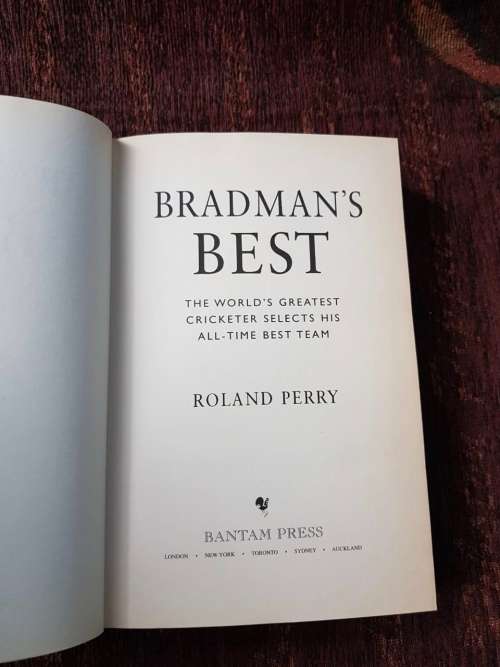 The Bradmans Best & The Run Out, First Editions, set of two books for one price