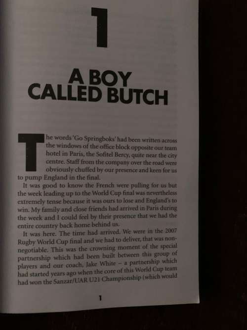 Butch, First Edition,  My Life Story