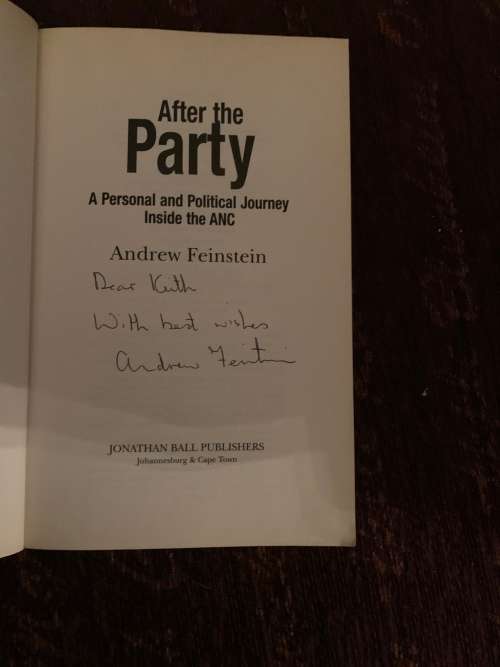 After The Party, SIGNED copy & One Step Behind, First Editions