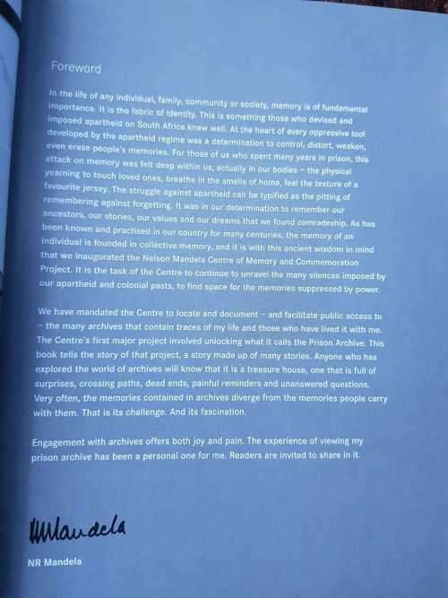 A Prisoner in the Garden, Nelson Mandela, First Edition