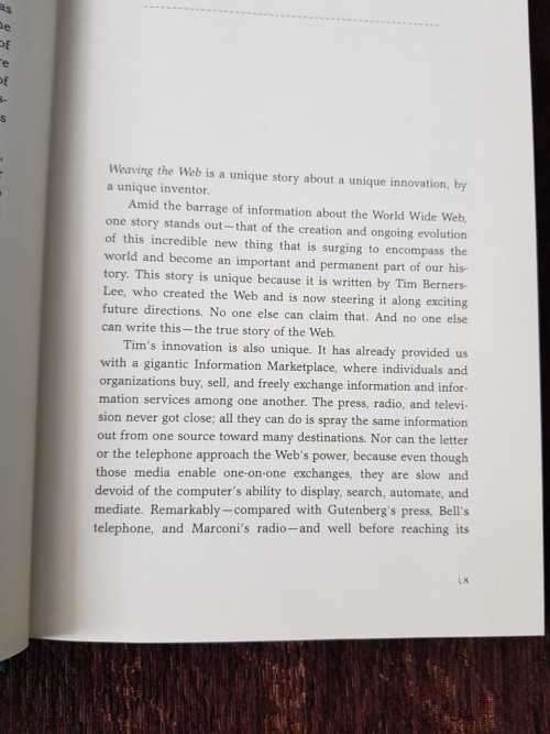 Weaving the Web, First Edition by Tim Berners-Lee