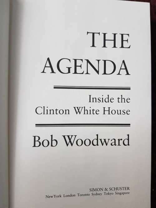 The Agenda by Bob Woodward
