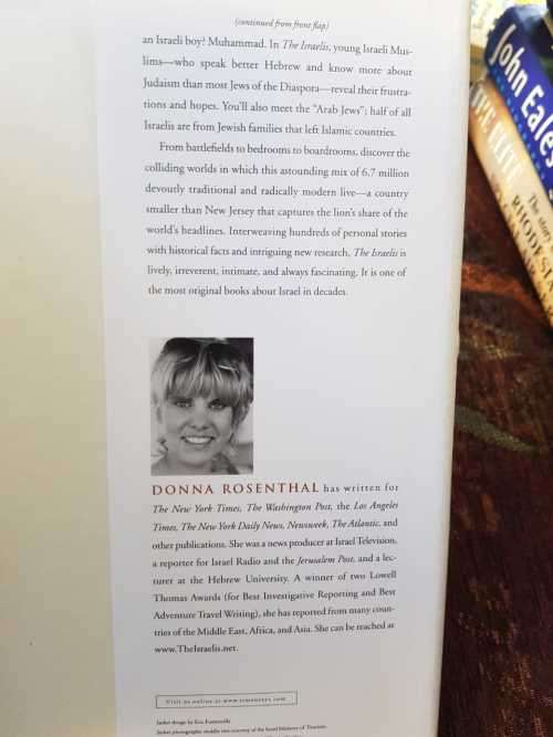 The Israelis, First Edition by Donna Rosenthal