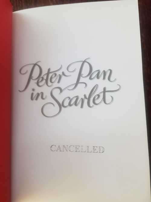 Peter Pan in Scarlet, First Edition by Geraldine McCaughrean