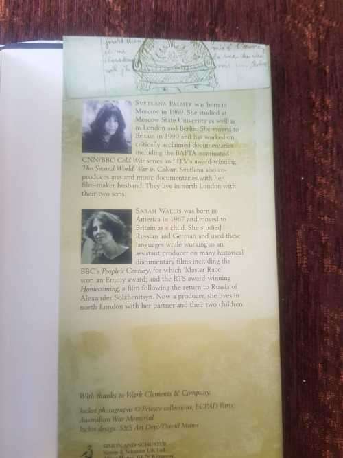 A War in Words Svetlana Palmer & Sarah Wallis