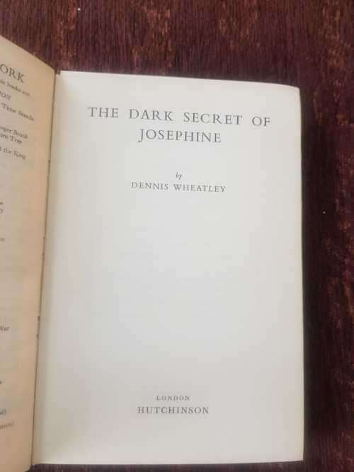 Nelson AND The Dark Secret of Josephine, First Editions