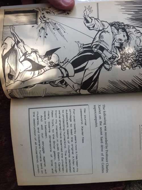 X-Men, The Xavier Files, First Edition by Justine Korman
