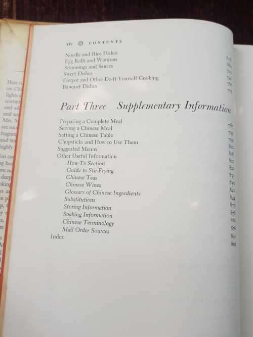 The Thousand  Recipe Chinese Cookbook, First Edition by Gloria Bley Miller