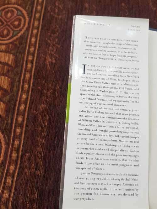 Chasing the Red White and Blue, First Edition by David Cohen
